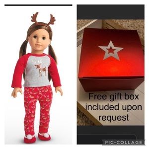 American Girl Festive Reindeer PJs